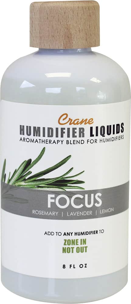 Angle. Crane - Focusing Aromatherapy Blend Humidifier Liquid - Clear.