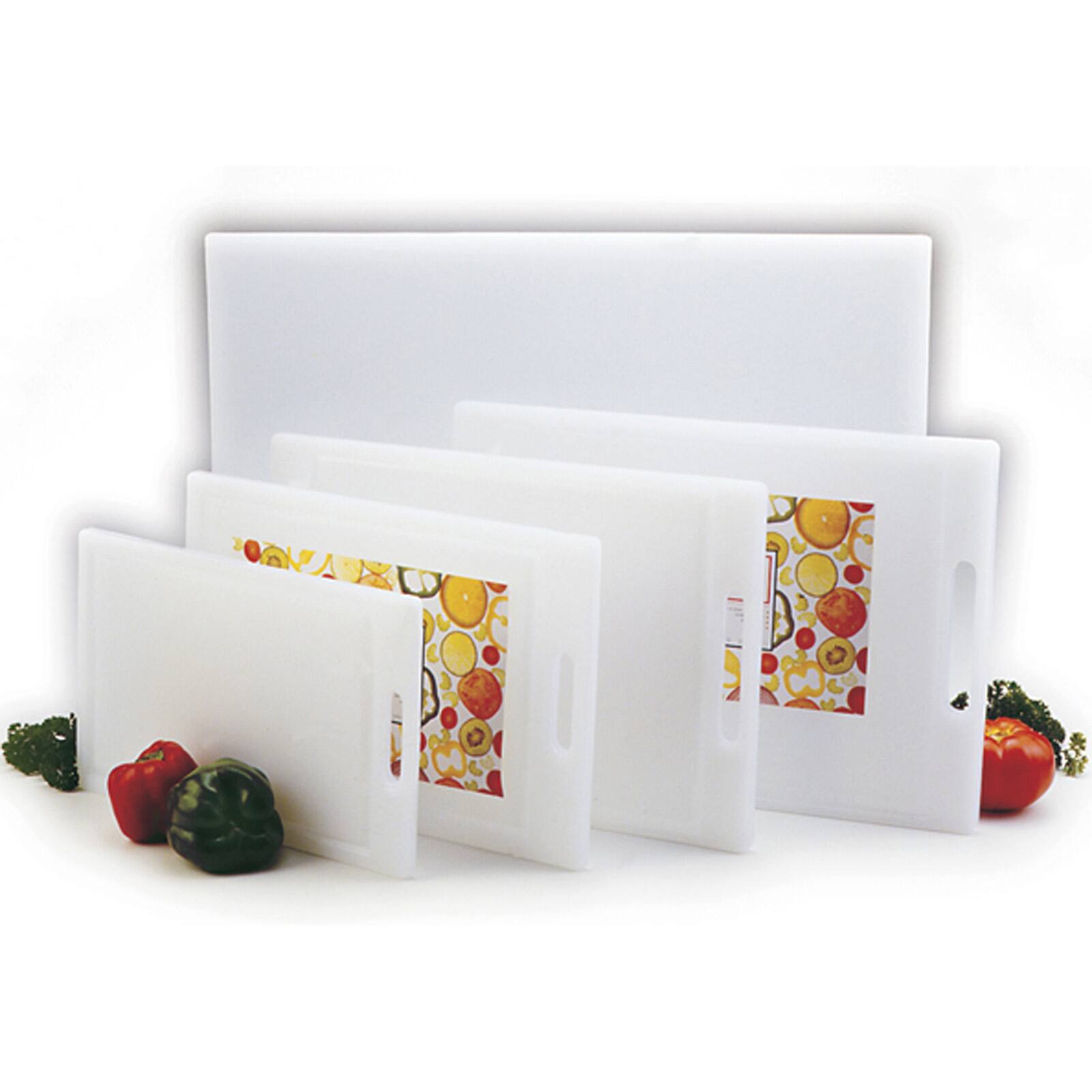 Alt View 3. Norpro - Professional 12-Inch x 18-Inch Cutting Board with Juice Groove, White - White.