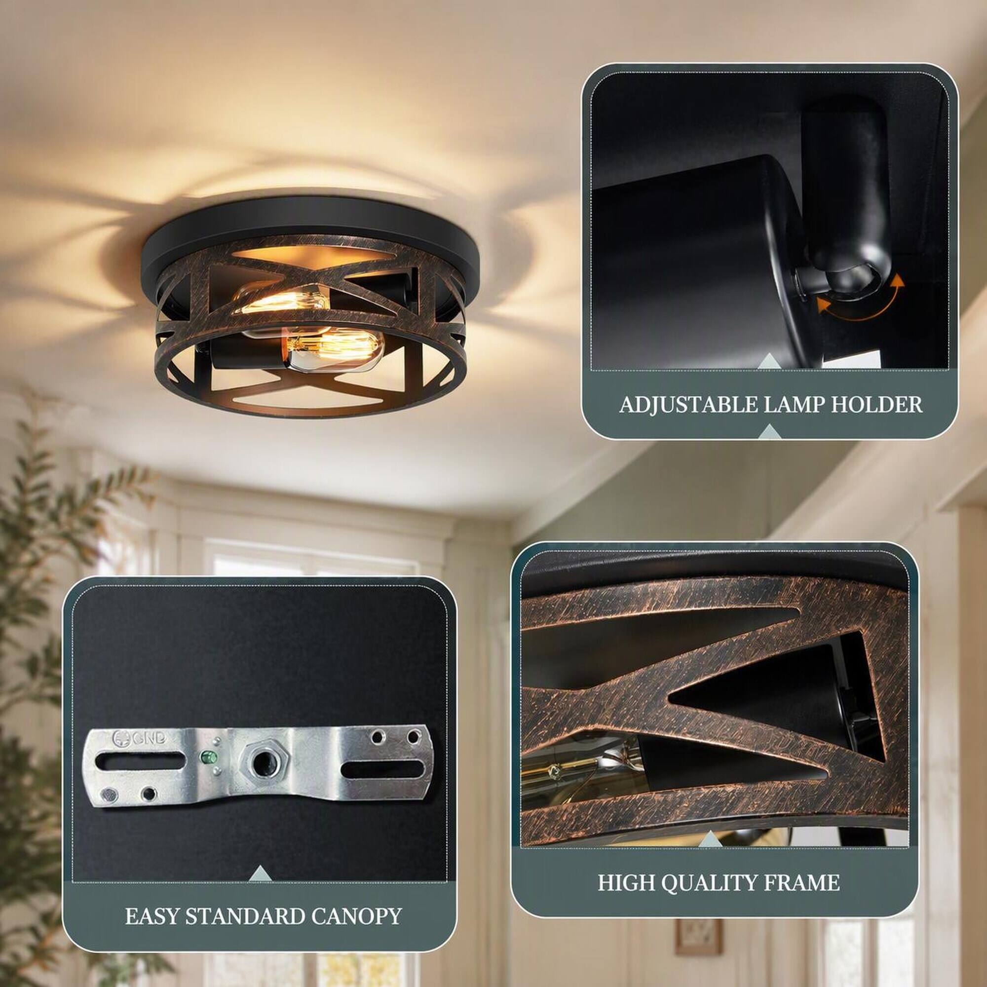 ADJUSTABLE LAMP HOLDER  
EASY STANDARD CANOPY  
HIGH QUALITY FRAME