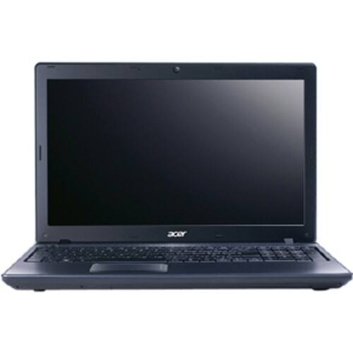 Front Standard. Acer - 15.6" TravelMate Notebook - 4 GB Memory - 320 GB Hard Drive.