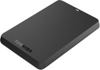 Angle Standard. Toshiba - Canvio 1.50 TB External Hard Drive - 1 Pack - Black.