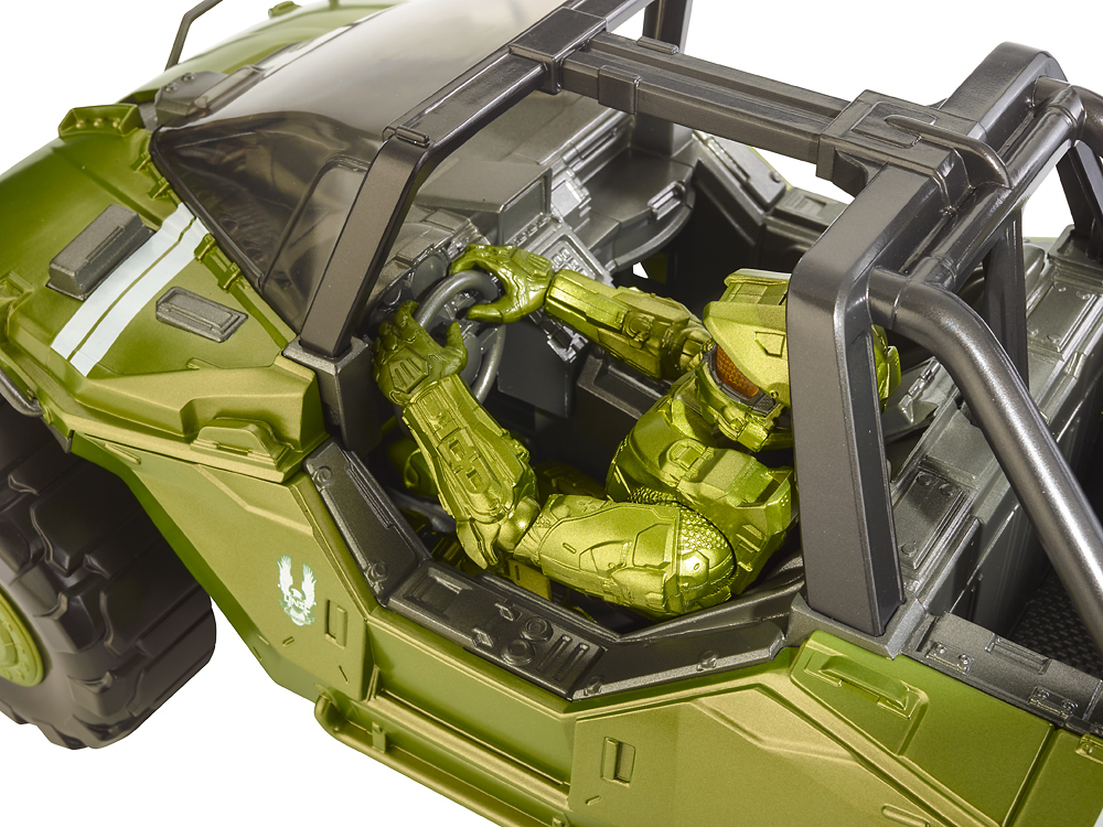 Best Buy Mattel Halo Warthog Vehicle Master Chief Figure Green DNT