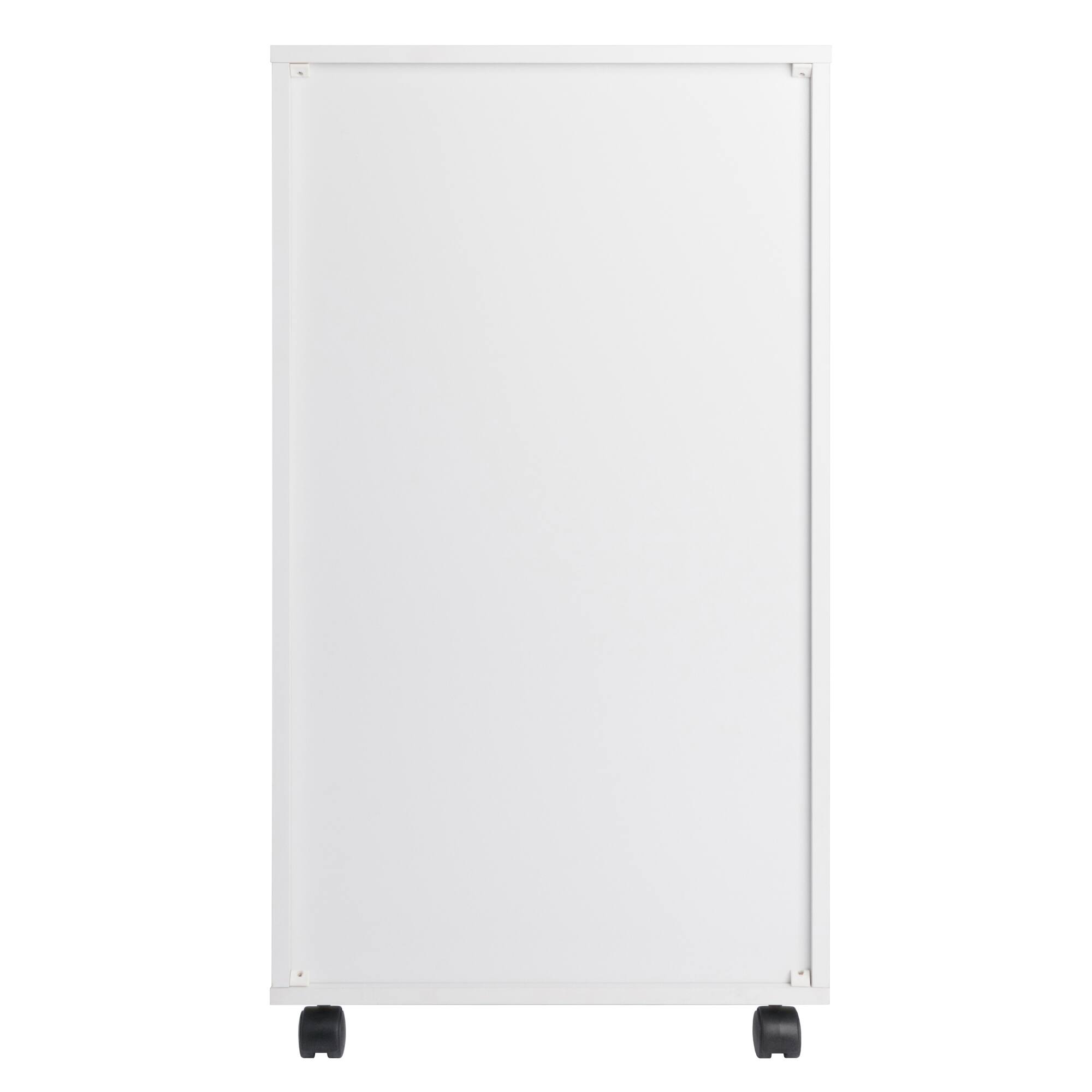Alt View 4. Winsome Wood - Halifax 7-Drawer Mobile Cabinet - White.