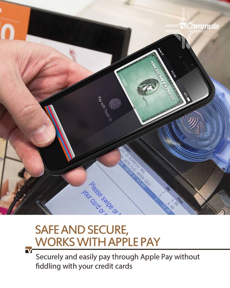 Pay with Touch ID

AMERICAN EXPRESS

Please swipe your card or

SAFE AND SECURE, WORKS WITH APPLE PAY

Securely and easily pay through Apple Pay without fiddling with your credit cards