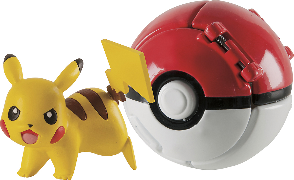 Pokemon Throw 'n' Pop Pokeball Ultimate Throw 'N' Pop Poke Ball Battle Set  Pikachu & Abra 