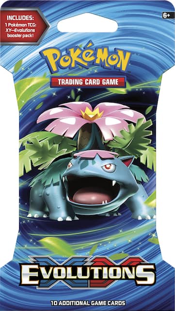 Pokémon XY Evolutions Sleeved Booster Trading Cards Styles May Vary