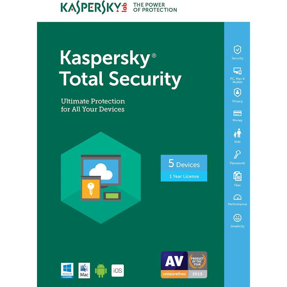 Customer Reviews: Kaspersky Lab Kaspersky Total Security (1-Year Subscription) KAS018800F151 - Best Buy