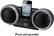Angle Standard. iLive - Boombox with FM Radio and Apple® iPod® and iPhone® Dock - Black.