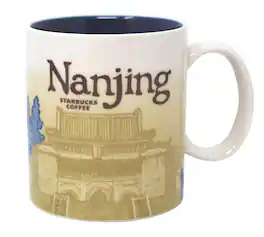 Starbucks - Global Icon Series Nanjing Ceramic Mug, 16 Oz - Blue
