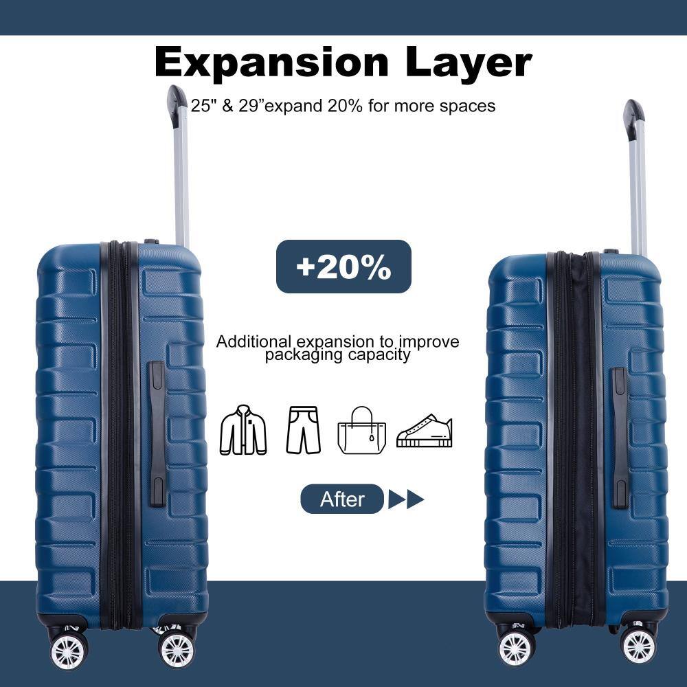 Expansion Layer

25" & 29" expand 20% for more spaces

+20%

Additional expansion to improve packaging capacity

After