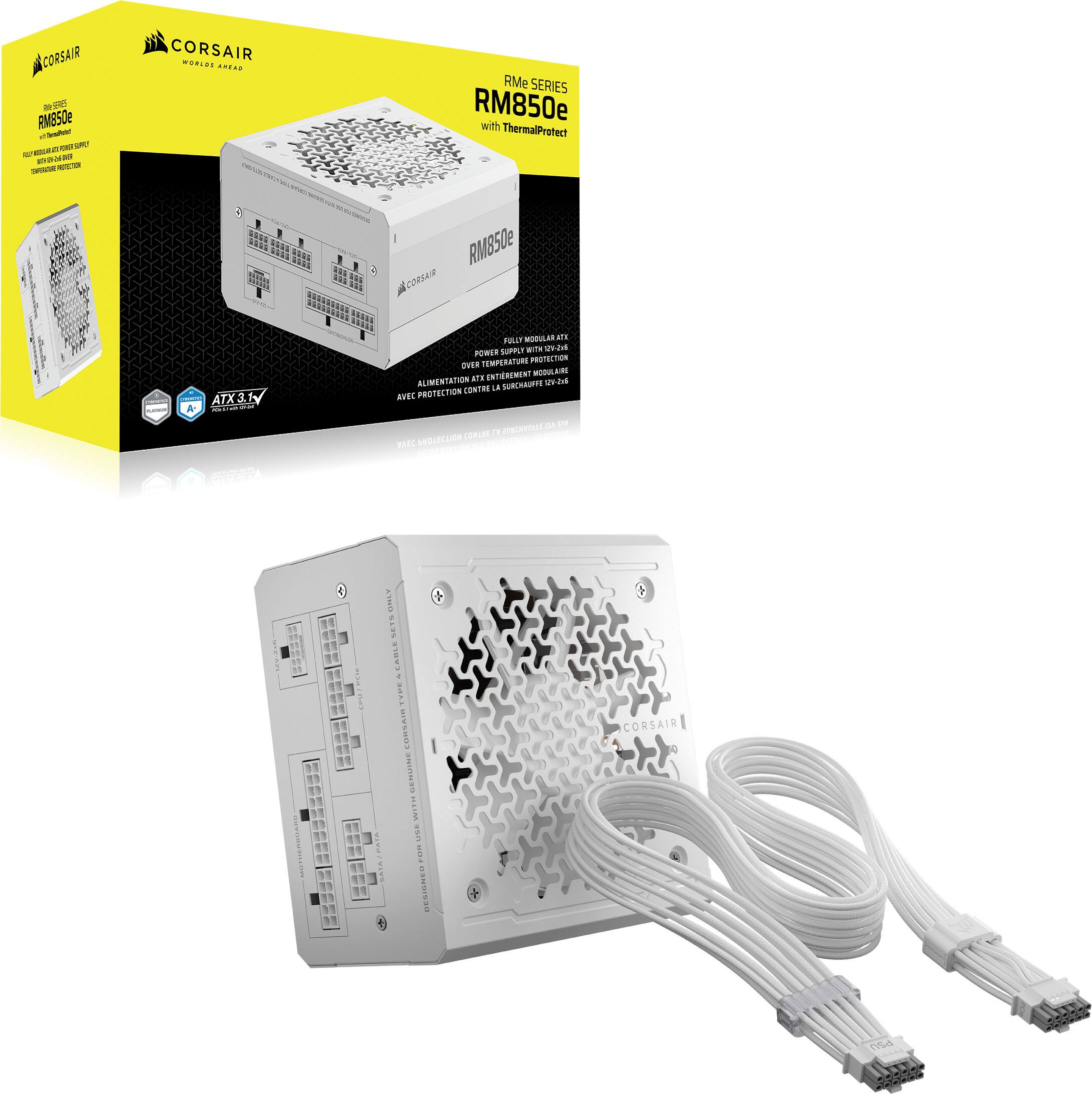 CORSAIR RM850e - RMe SERIES RM850e with ThermalProtect - RM850e DRA ATX3.1y WBUL

FIET SuPesT ants P FEMPERATUR PST dER ENTIEREMENT MINGER ALMENTATION AT SE SURERAUTE aBA PROTECTION SNN TARL " aucretO BUEC SRDLECO I i i LABLE + ! LURSAIN SENSINE WITH asn an RESISNES 1 CORSAIR