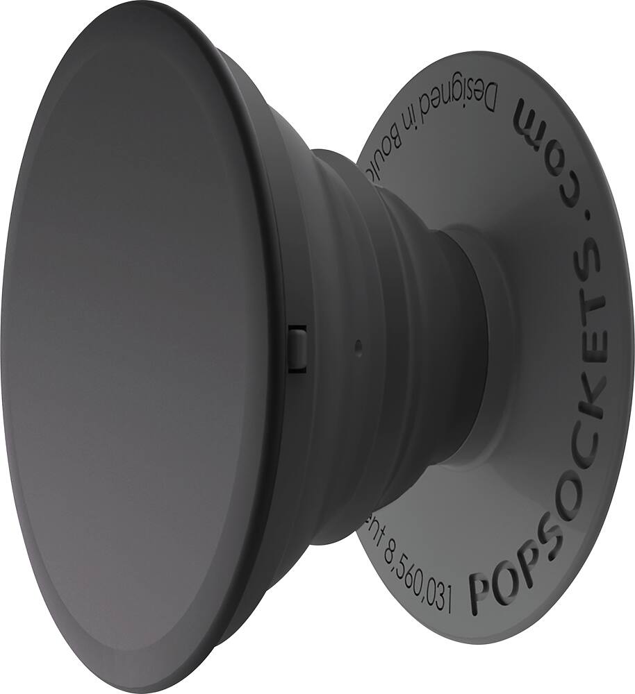 Alt View 11. PopSockets - Finger Grip/Kickstand for Mobile Phones - Black.