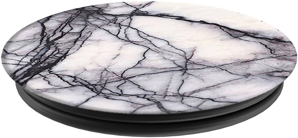 Alt View 12. PopSockets - Finger Grip/Kickstand for Mobile Phones - White Marble.