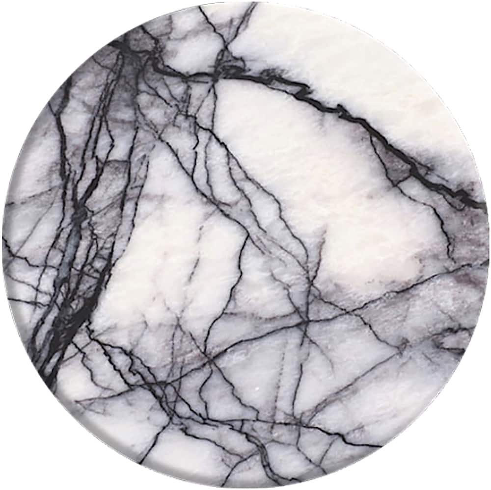 Alt View 14. PopSockets - Finger Grip/Kickstand for Mobile Phones - White Marble.