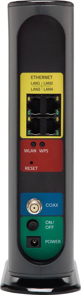 Alt View 11. Motorola - Dual-Band AC1900 Router with 16 x 4 DOCSIS 3.0 Cable Modem - Black.