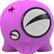 Front Standard. Boombotix - Boombot1 Speaker for Apple® iPod® and Most MP3 Players - Squinty Pink.