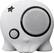 Front Standard. Boombotix - Boombot1 Speaker for Apple® iPod® and Most MP3 Players - DIY White.