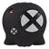 Front Standard. Boombotix - Boombot1 Speaker for Apple® iPod® and Most MP3 Players - Dr. X Black.
