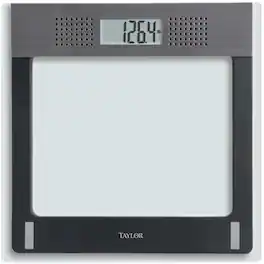 Taylor - Digital Talking Bathroom Scale - Black