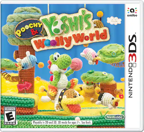 Front. Nintendo - Poochy & Yoshi's Woolly World. - E (Everyone)