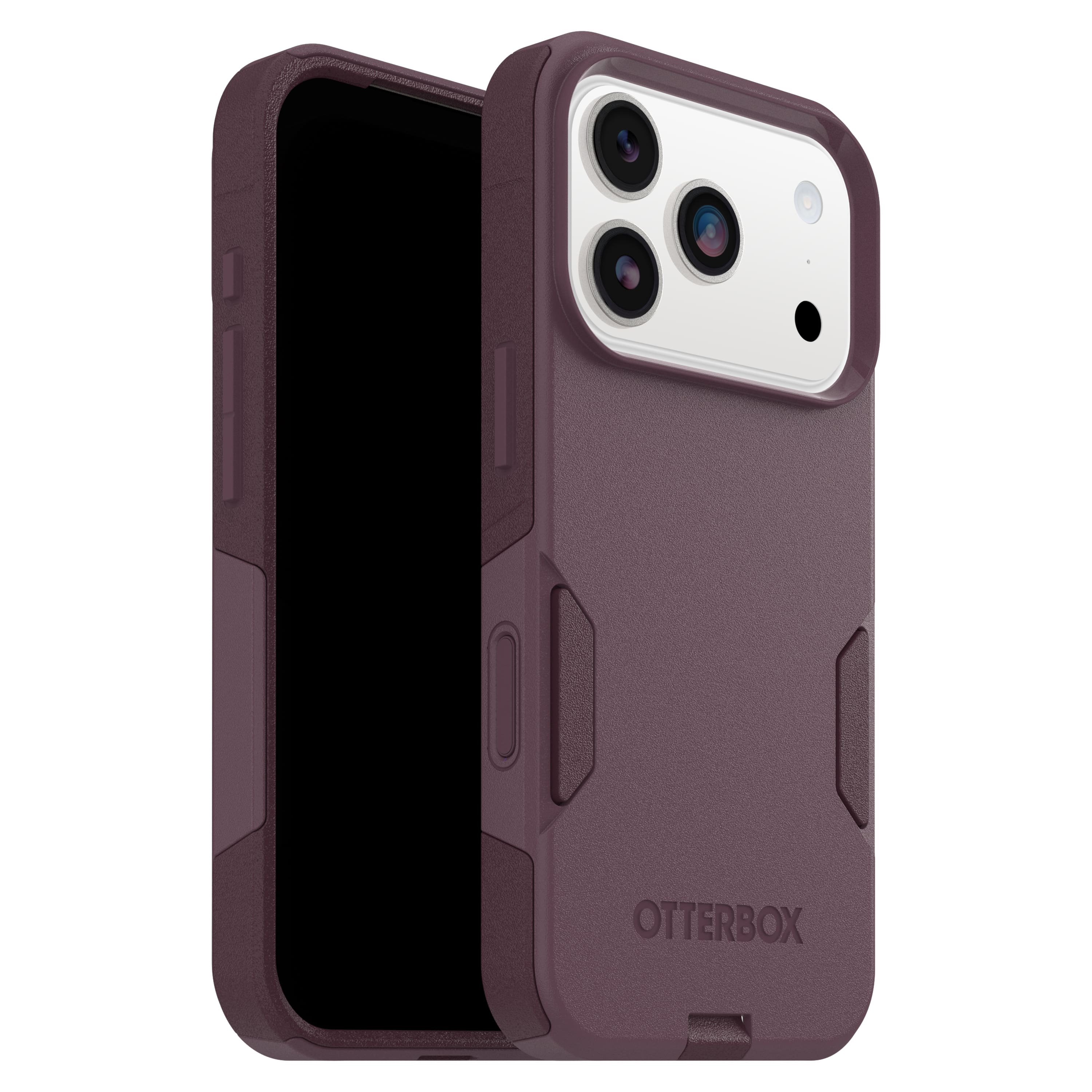 OtterBox - Commuter Series Hard Shell for Apple iPhone 17 Pro - Purple - Front_Zoom
