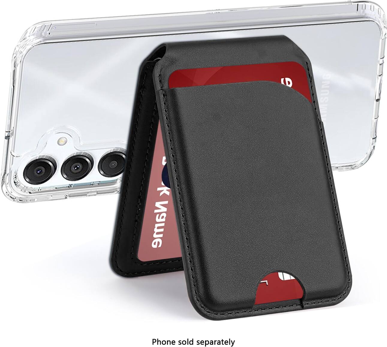 The text on the image reads "Phone sold separately."