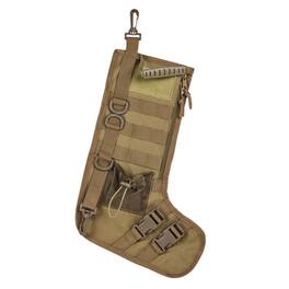 NcSTAR - Vism Tactical Holiday Gift Stocking with Handle - Tan