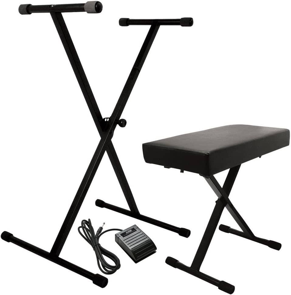 On Stage Stands - On-Stage KPK6520 Keyboard Stand/Bench Pack with KSP20 Sustain Pedal - "NA"