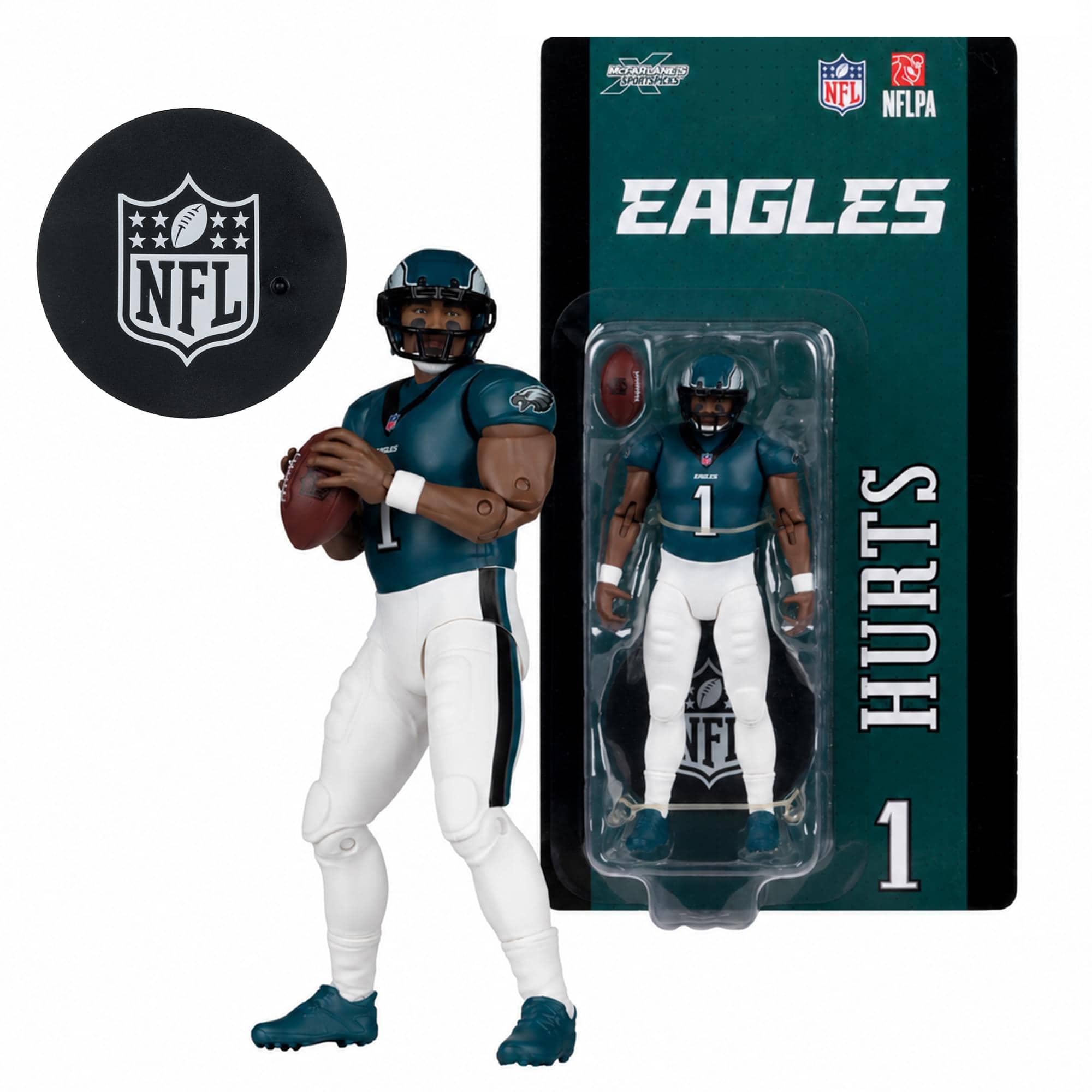 McFarlane Toys - Jalen Hurts (Philadelphia Eagles) NFL McFarlane Sportspicks 6-Inch Action Figure - Green