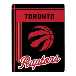 Sweet Home Collection - NBA Toronto Raptors 46" x 60" Microfiber Plush Throw Blanket - Black