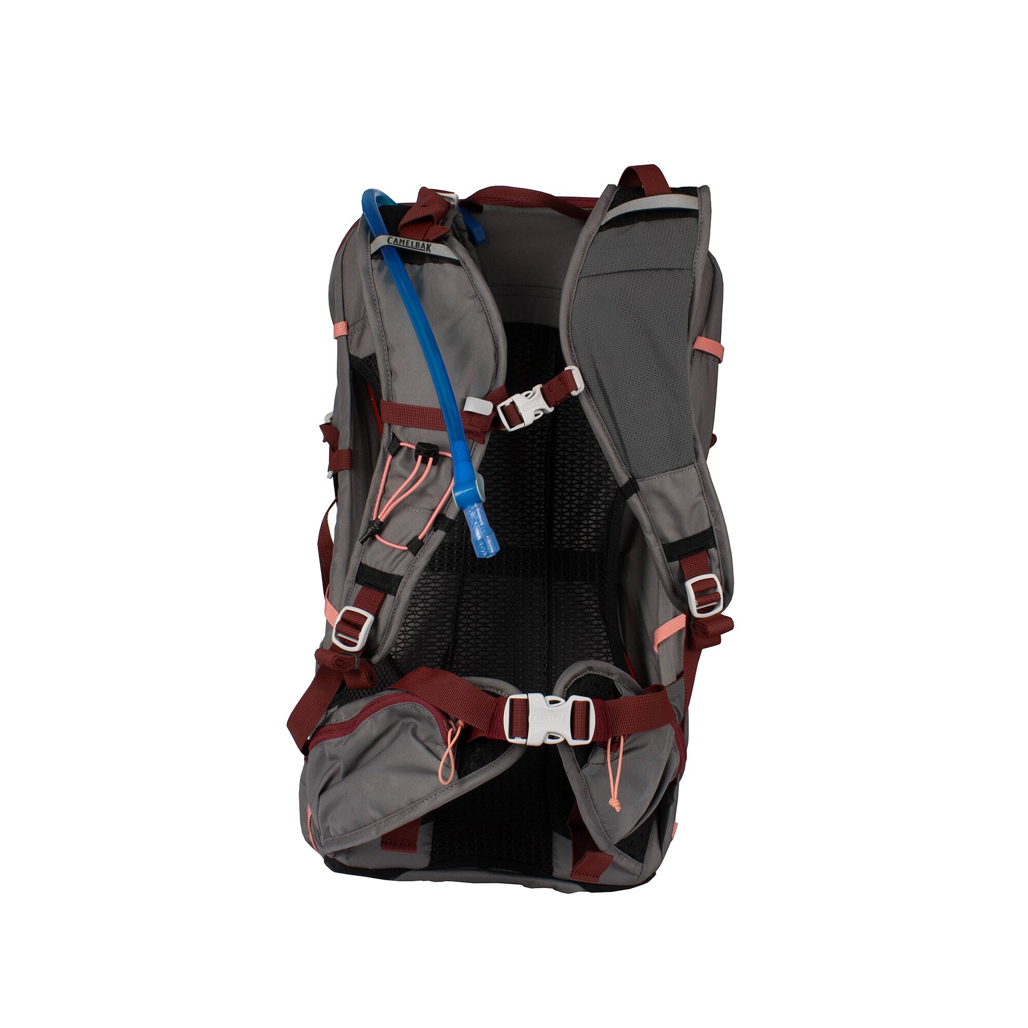Back. CamelBak - CamelBak Women's Fourteener 30 Hiking Hydration Backpack Castlerock/Cabernet, 100oz - Castlerock/Cabernet.