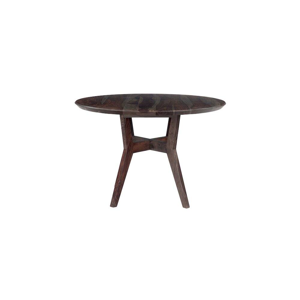 Back. Porter Designs - Fall River Solid Sheesham Wood Dining Table - Gray.