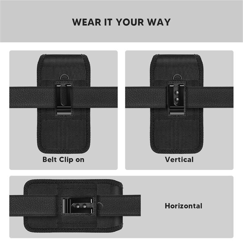 WEAR IT YOUR WAY
Belt Clip on
Vertical
Horizontal