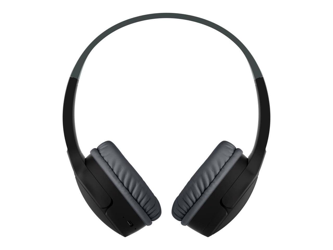 Alt View 8. Belkin - Belkin AUD002btBKV3 SoundForm Mini Wireless On-Ear Headphones for Kids - Black - Black.