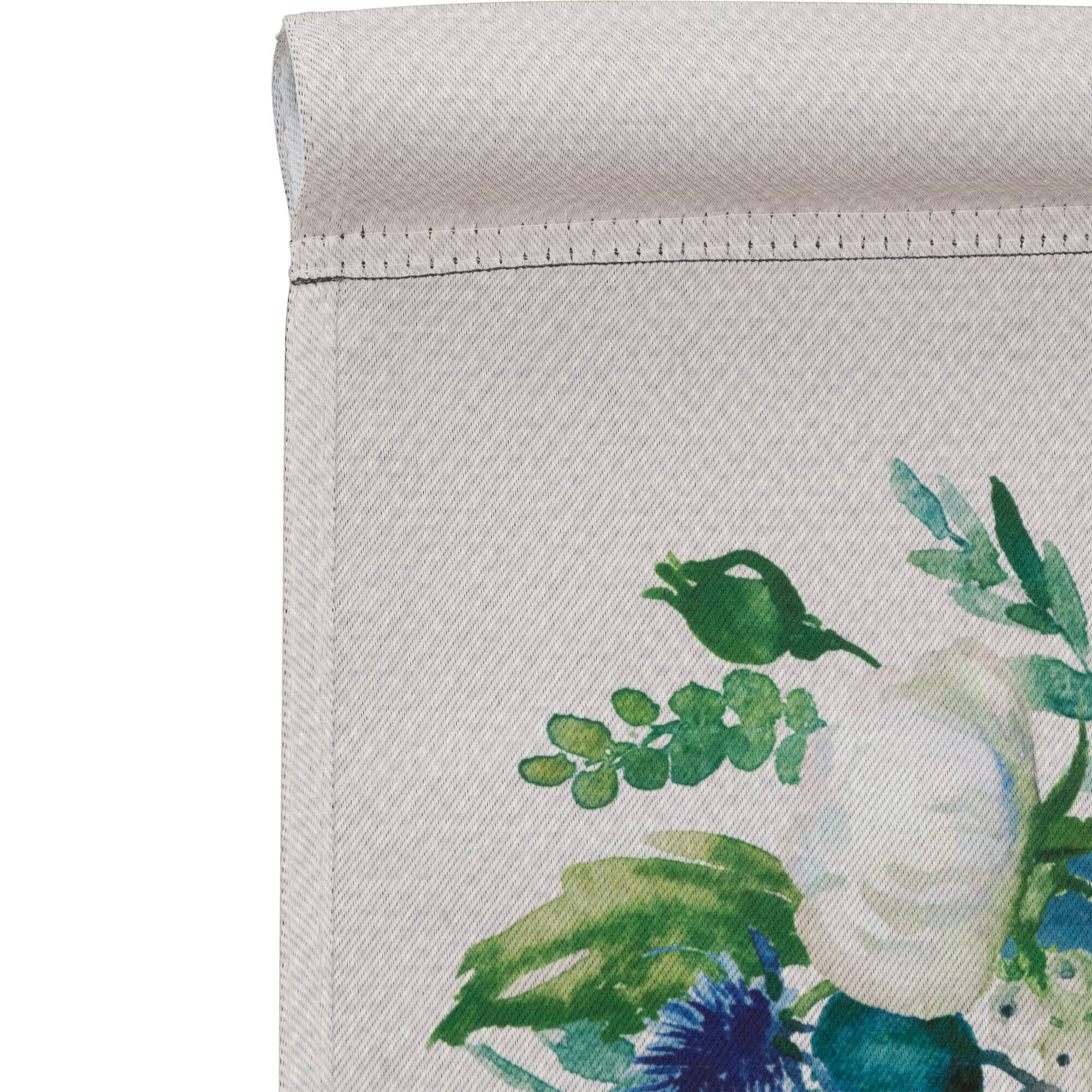 Alt View 4. Northlight - Mixed Florals "Welcome" Spring Outdoor Garden Flag 18" x 12.5" - Ivory.