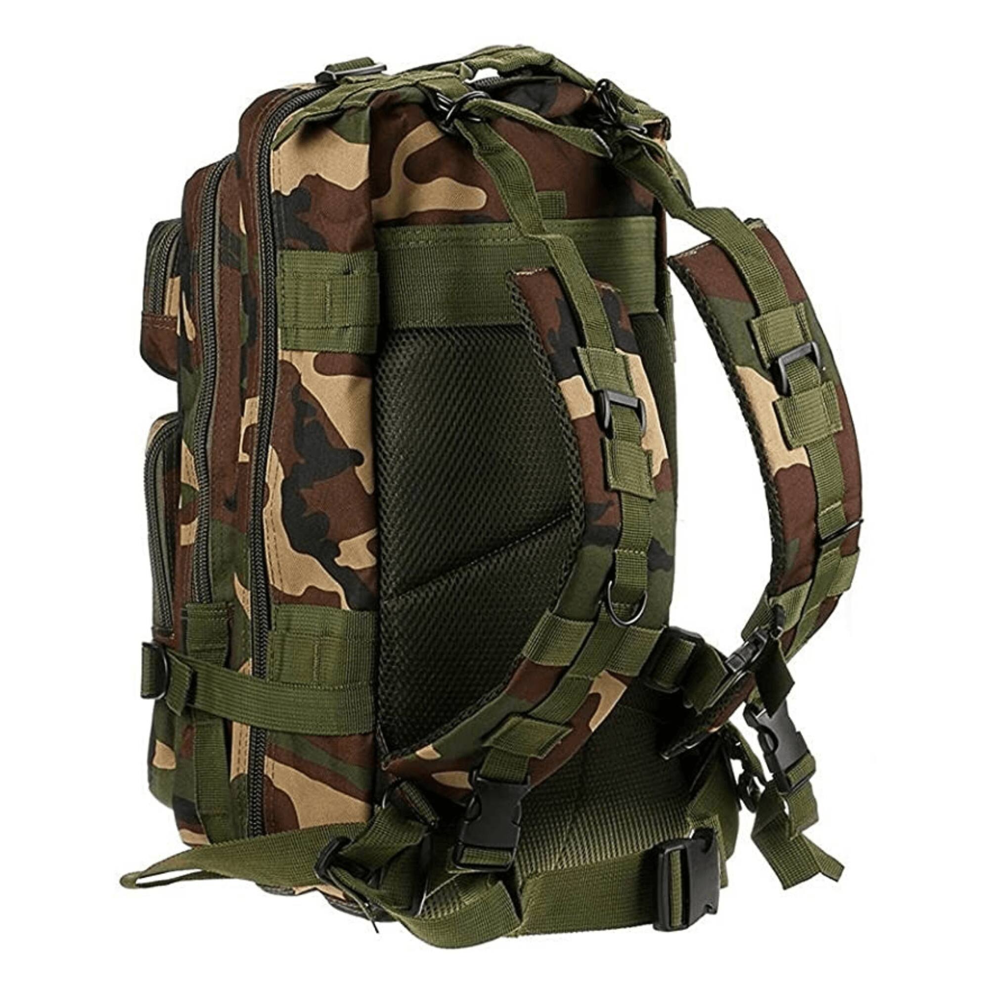 Alt View 3. XGear Tactical - Large 40L Tactical Backpack Survival Bag - Jungle Camo.