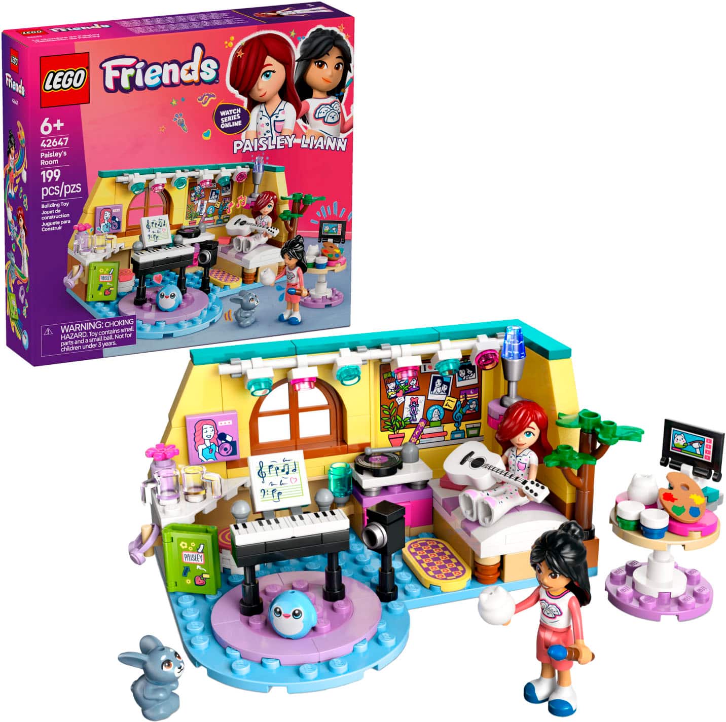 LEGO - Friends Paisley's Room Building Toy 42647 - Front_Zoom