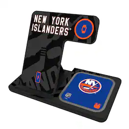 Keyscaper - New York Islanders 3-In-1 Wireless Charger - Multicolor