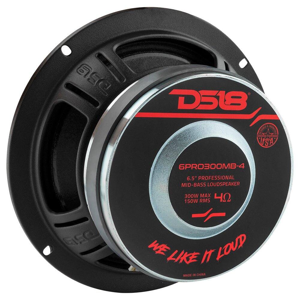 D518 6 DESIGNES ENGINERED UKSY  
D213  
6PRO300MB-4 6.5" PROFESSIONAL MID-BASS LOUDSPEAKER 300W MAX 4Ω 150W RMS WE LIKE IT LOUD MADE IN CHINA