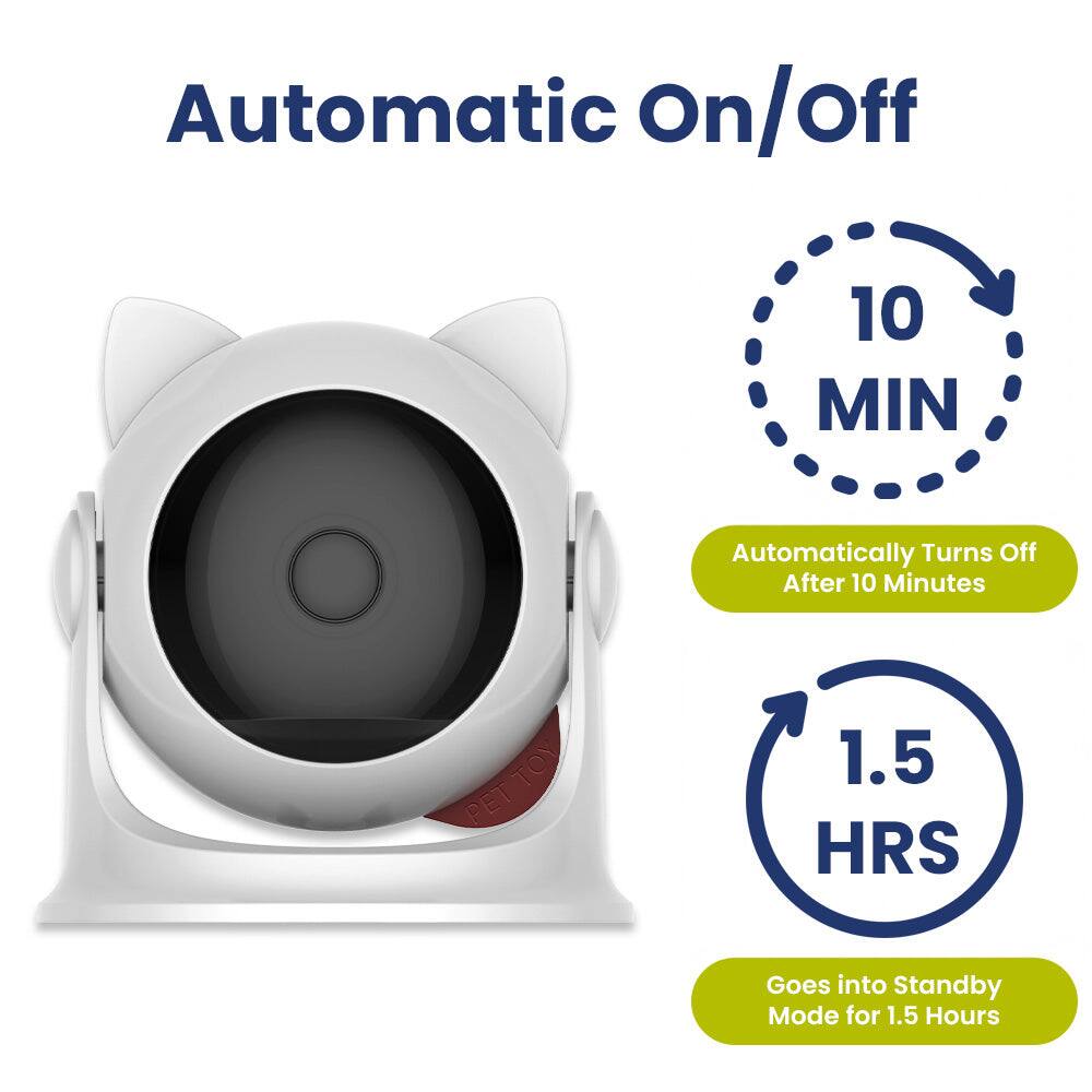 Automatic On/Off

10 MIN
Automatically Turns Off After 10 Minutes

1.5 HRS
Goes into Standby Mode for 1.5 Hours