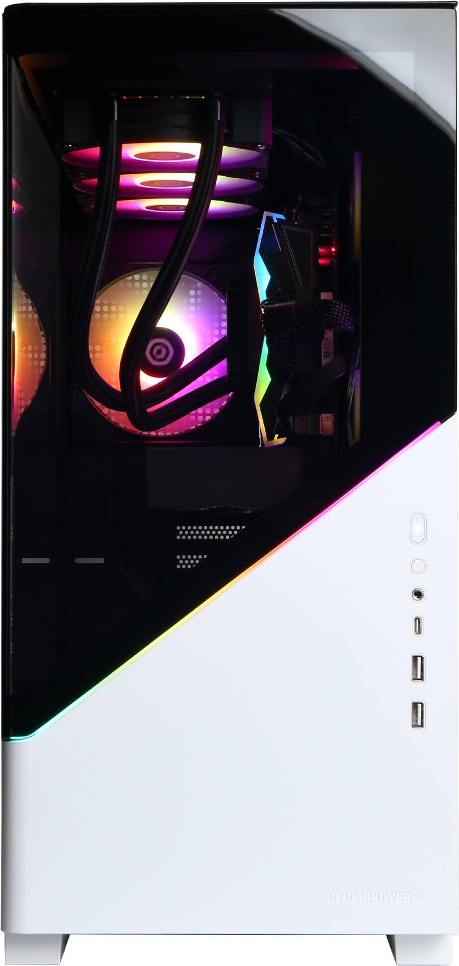 The text on the image reads "GYBERPOWERPC."