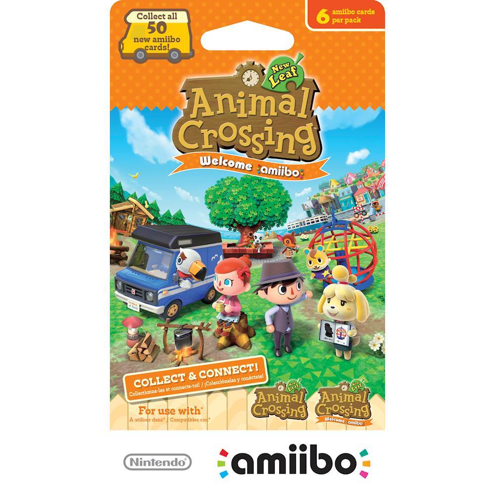 Nintendo Animal Crossing amiibo cards 6-pack Series 5 Multi