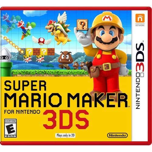 Super Mario Maker - Nintendo 3DS - Larger Front