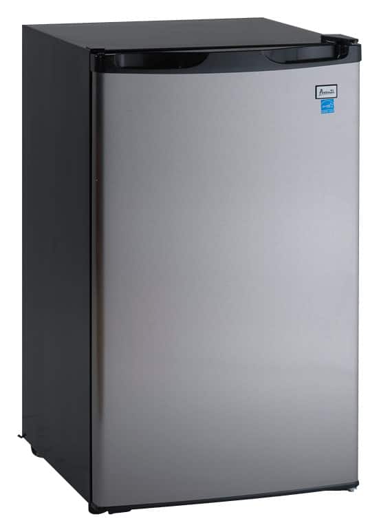 Avanti - 4.4 Cu. Ft. Mini Fridge - Stainless Steel - Larger Front