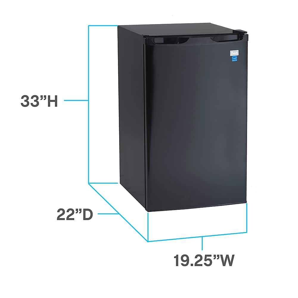 Best Buy: Avanti 4.4 cu. ft. Compact Refrigerator, Mini-Fridge, in ...