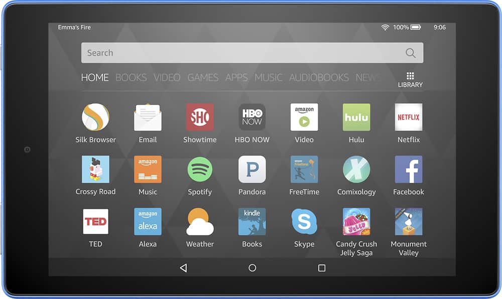 Best Buy Amazon Fire HD 8 16GB (6th Gen, 2016 Release) Blue B01AHBBG04