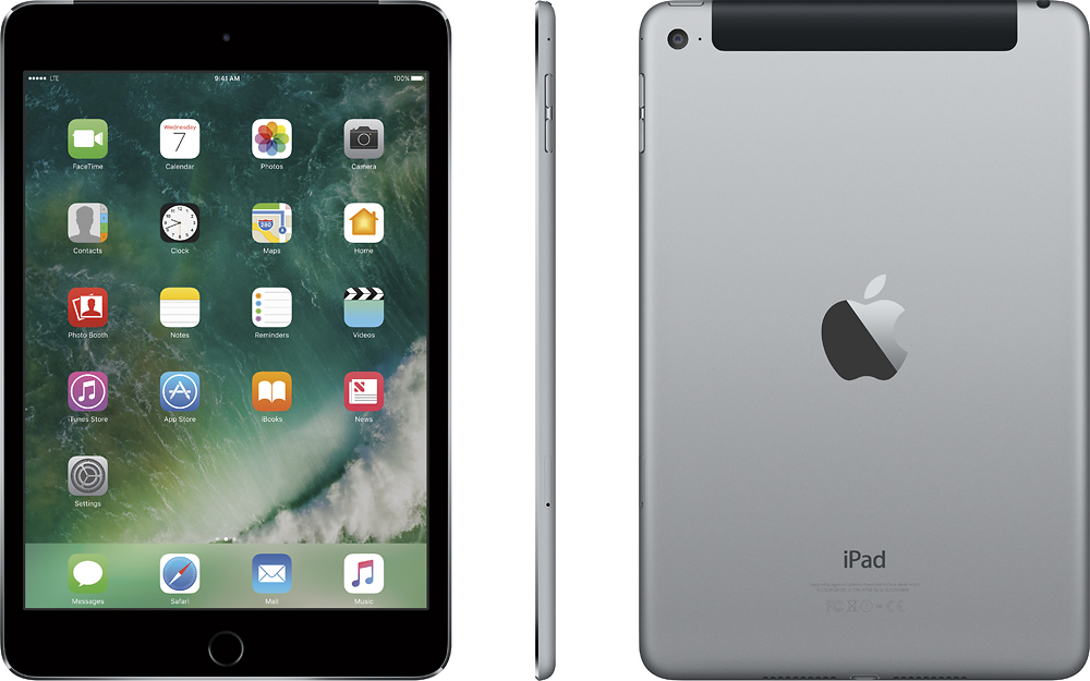 Best Buy: Apple iPad mini 4 Wi-Fi + Cellular 32GB Verizon Wireless