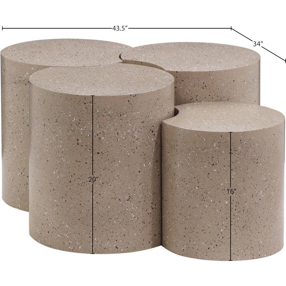 43.5" x 34" x 20" x 16"