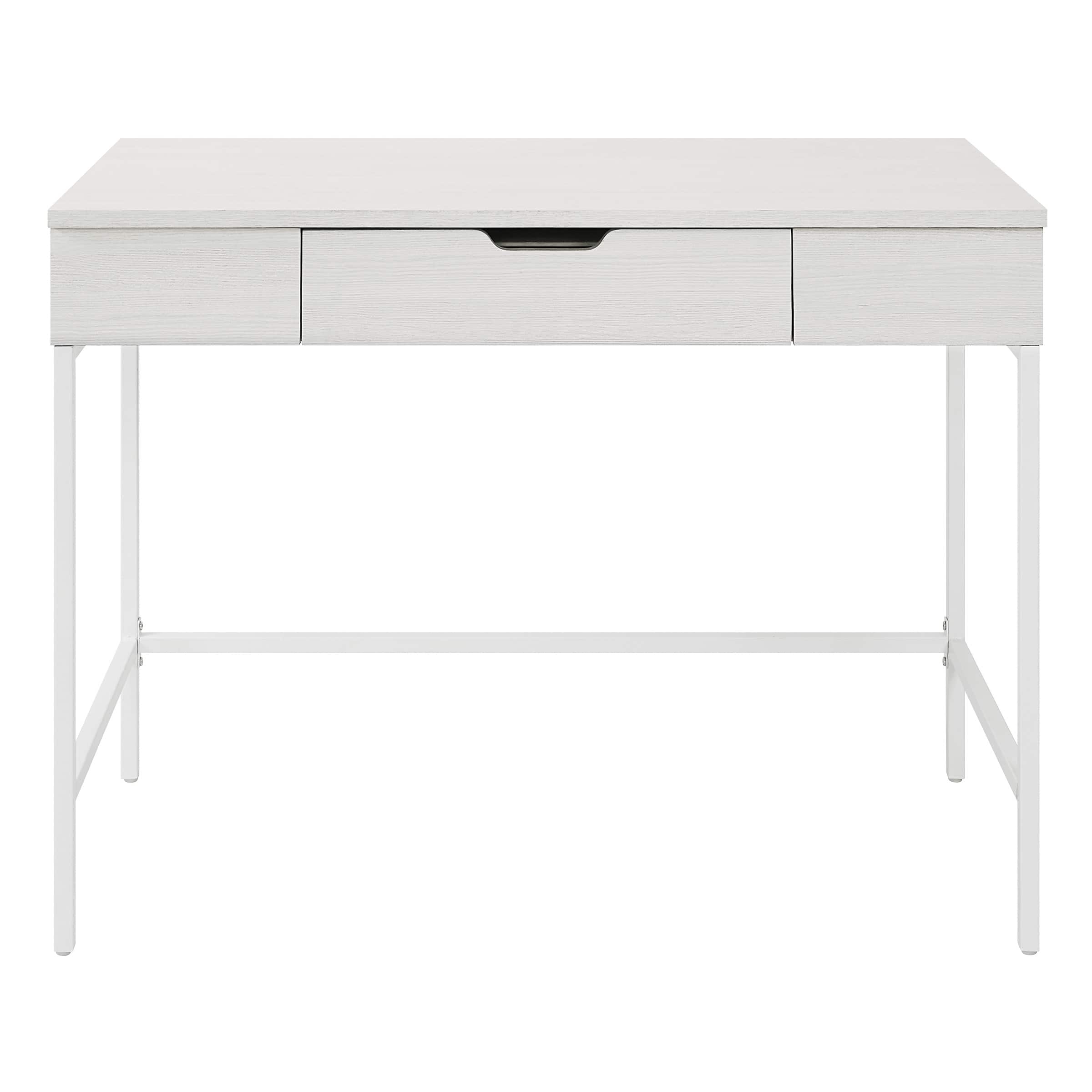 Front. OSP Home Furnishings - Contempo Sit-To-Stand Desk - White Oak.