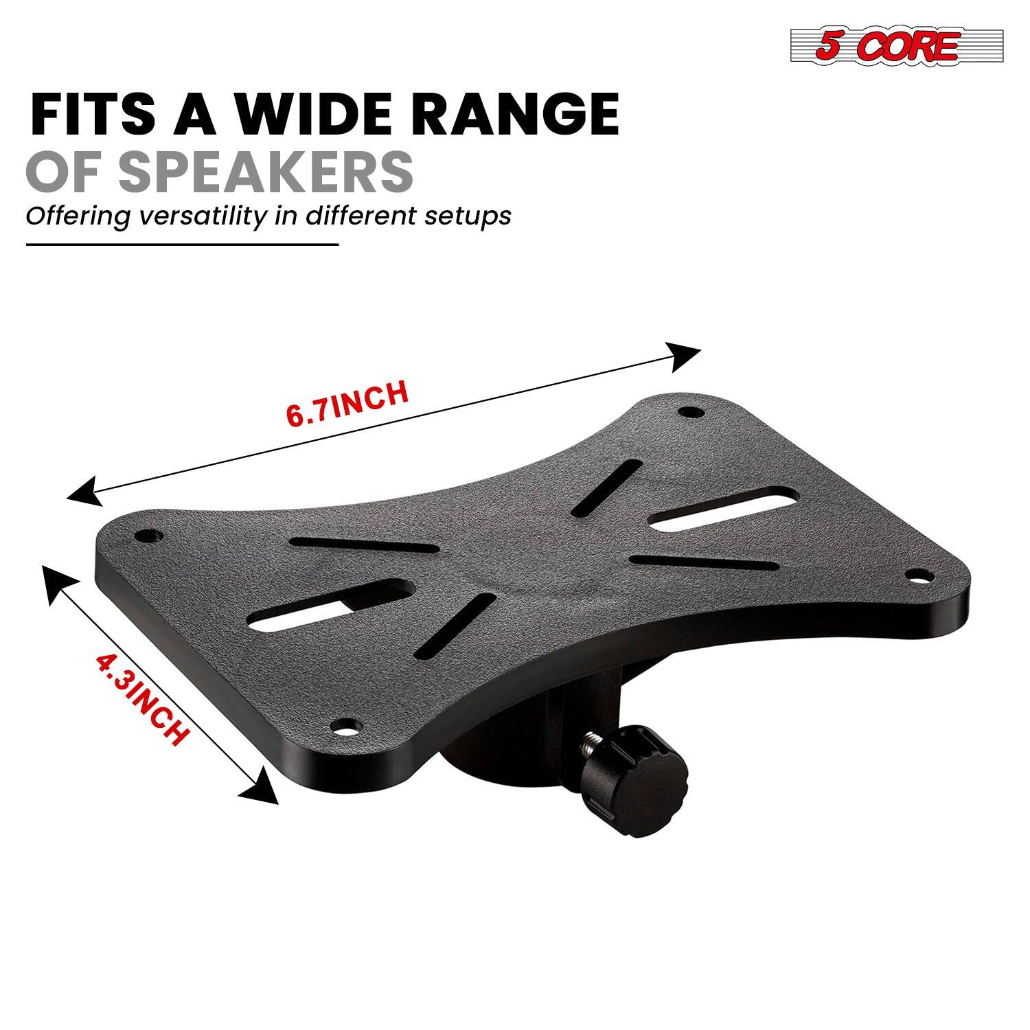 FITS A WIDE RANGE OF SPEAKERS  
Offering versatility in different setups  

5 CORE  

6.7INCH  
4.3INCH